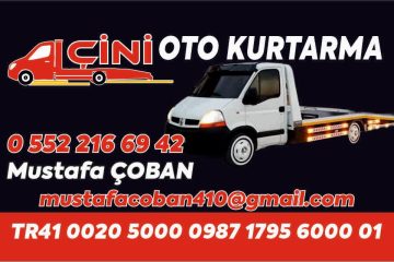 Çini oto kurtarma ve oto çekici hizmetleri